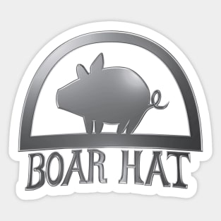 Boar Hat 3D - Fancy - alternate Sticker